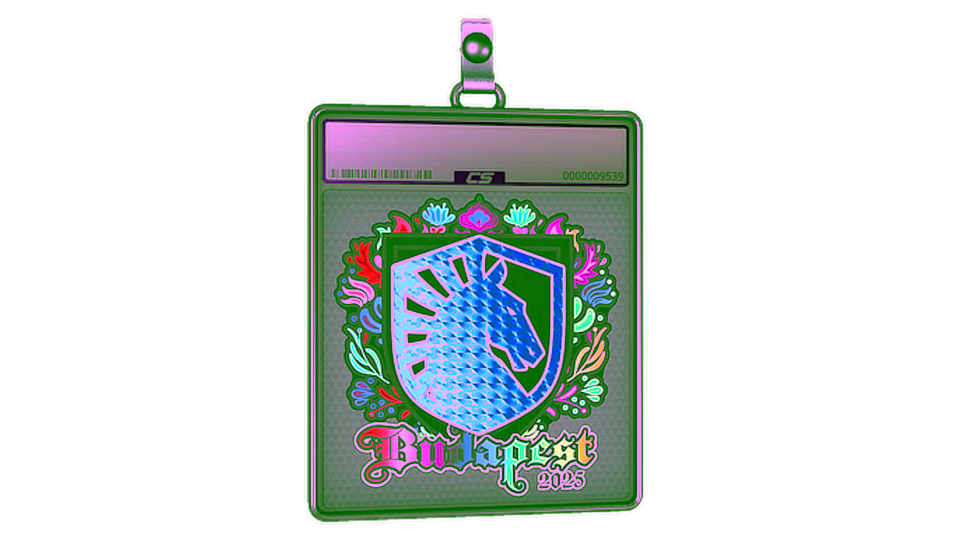 Display for Sticker Slab | Team Liquid (Holo) | Budapest 2025
