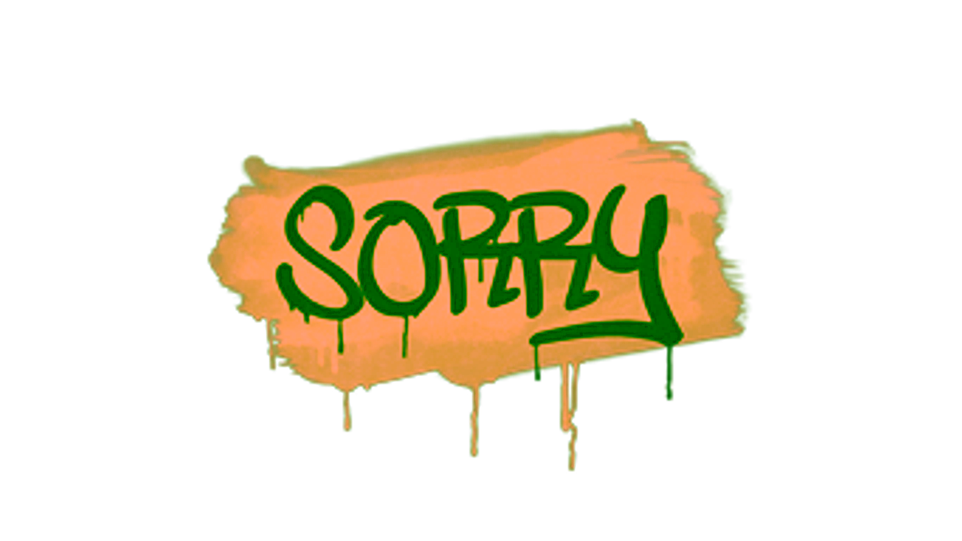 Display for Sealed Graffiti | Sorry (Tracer Yellow)