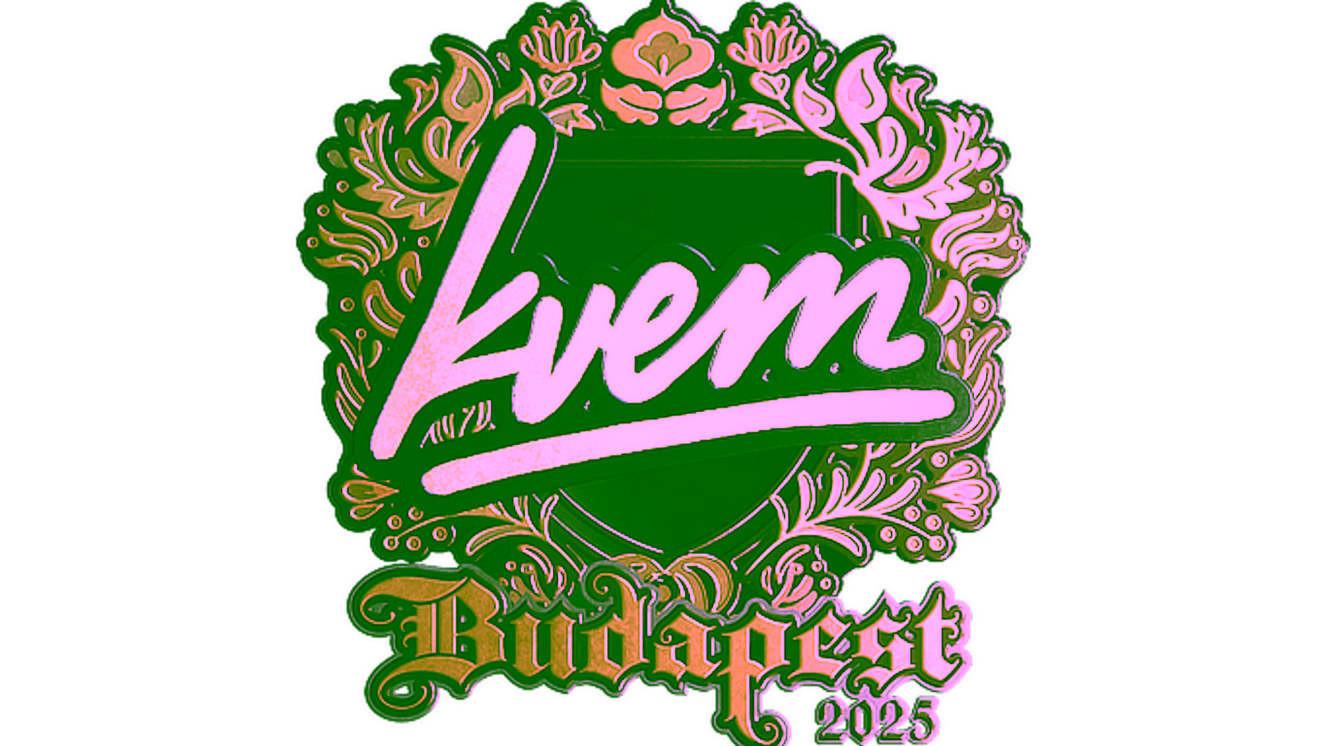 Display for Sticker | Kvem (Gold) | Budapest 2025