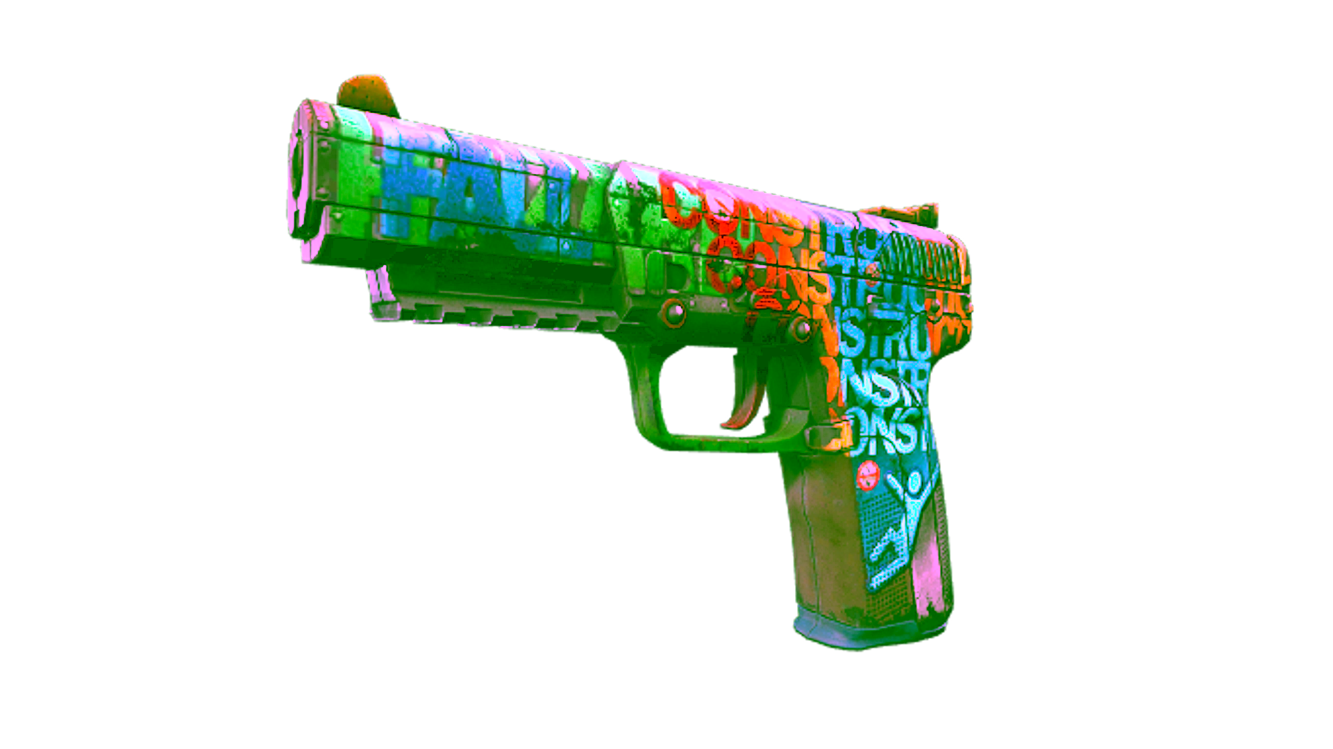 Souvenir Five-SeveN | Fall Hazard (Well-Worn) için görüntü