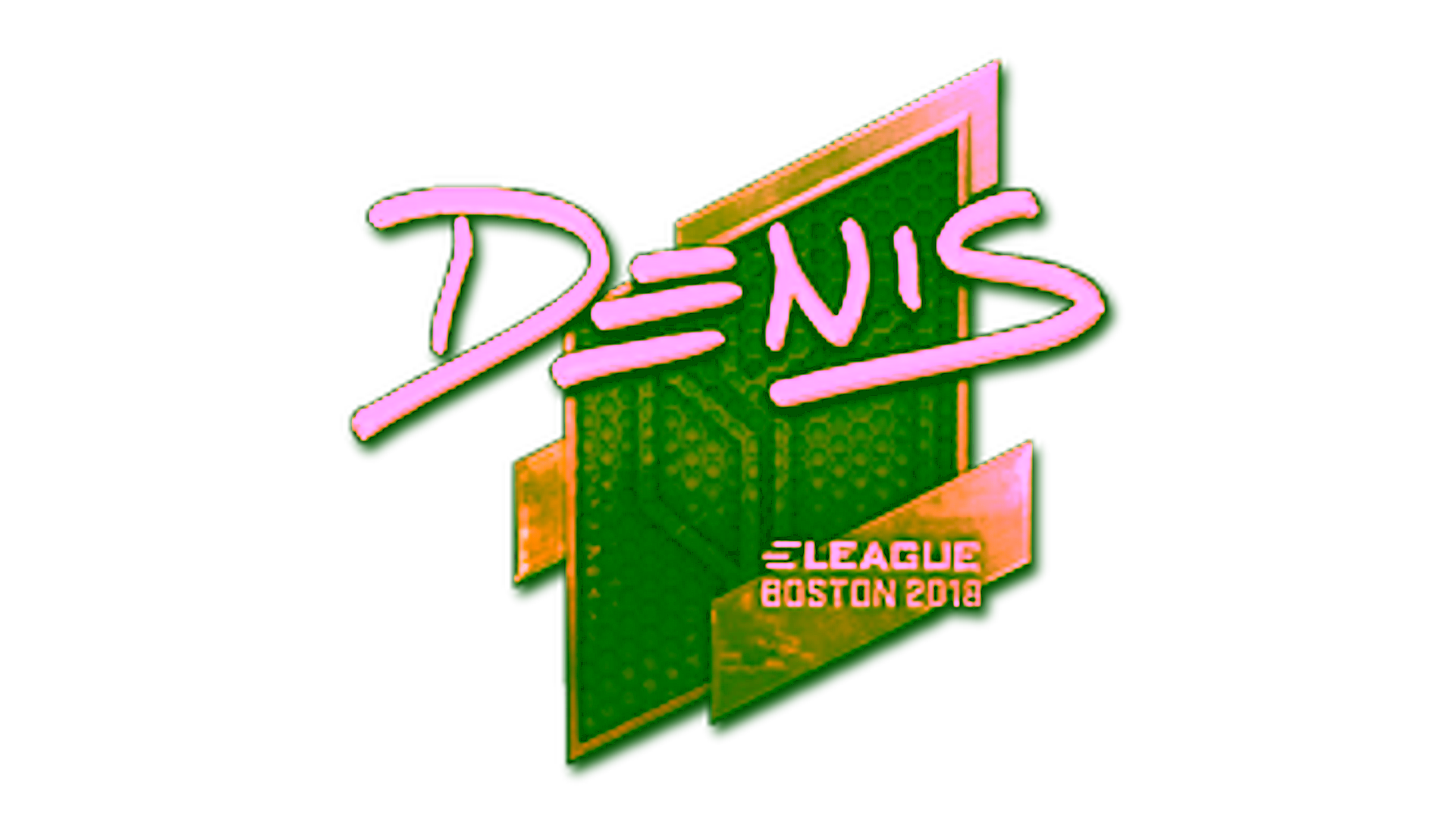 Display for Sticker | denis (Gold) | Boston 2018