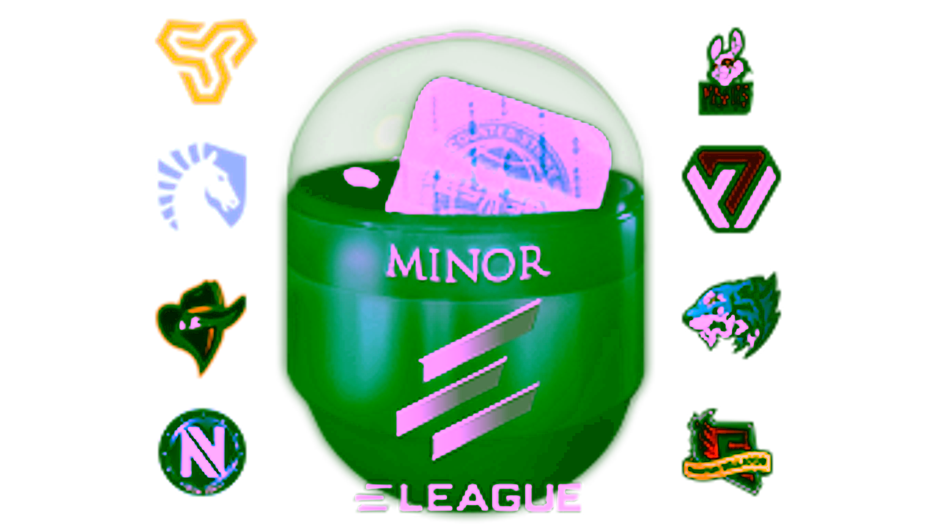 Display for Boston 2018 Minor Challengers with Flash Gaming (Holo-Foil)