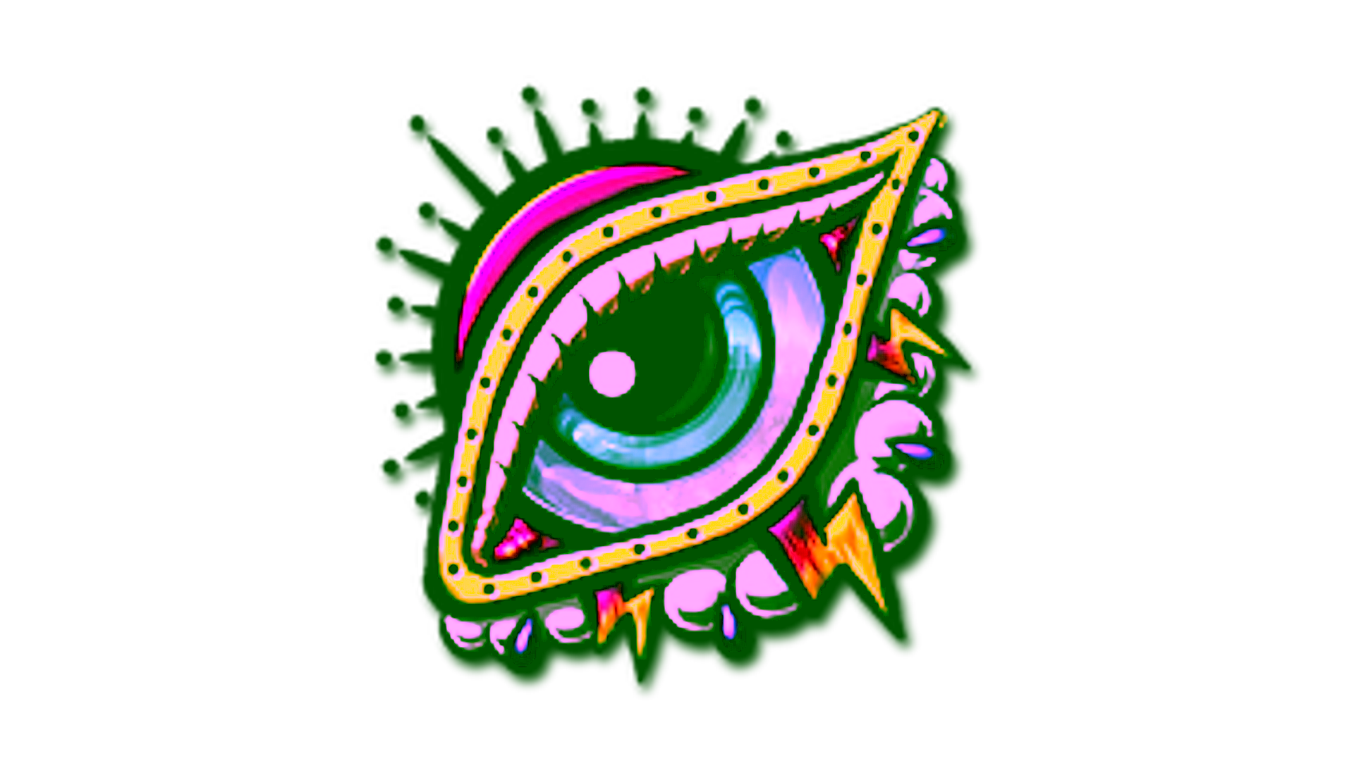 Display for Sticker | Ethereal Gaze (Foil)