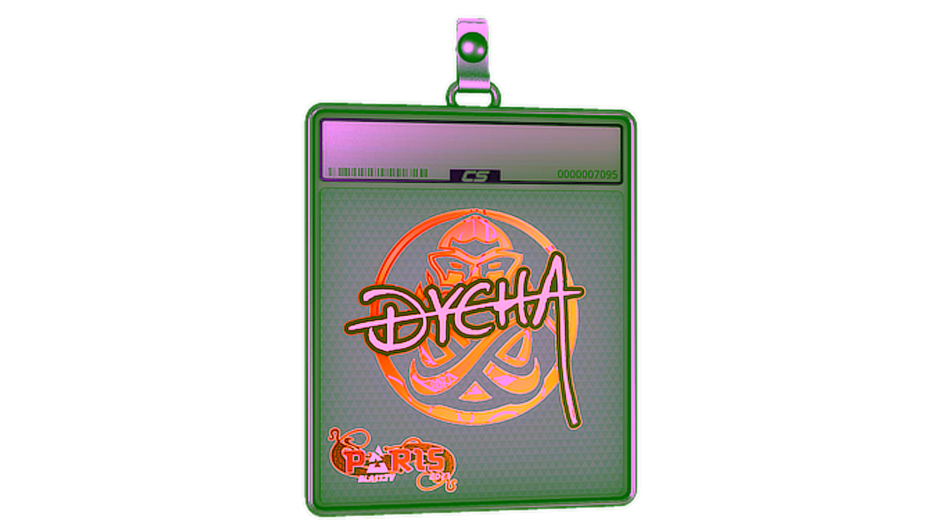 Display for Sticker Slab | Dycha (Holo) | Paris 2023