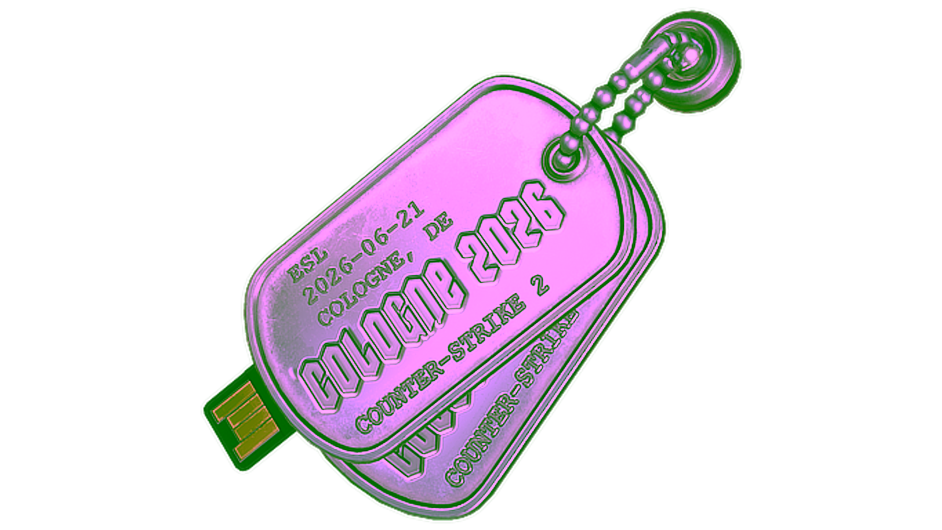 Display for Souvenir Charm | Cologne 2026 Highlight | Falcons Team Entrance