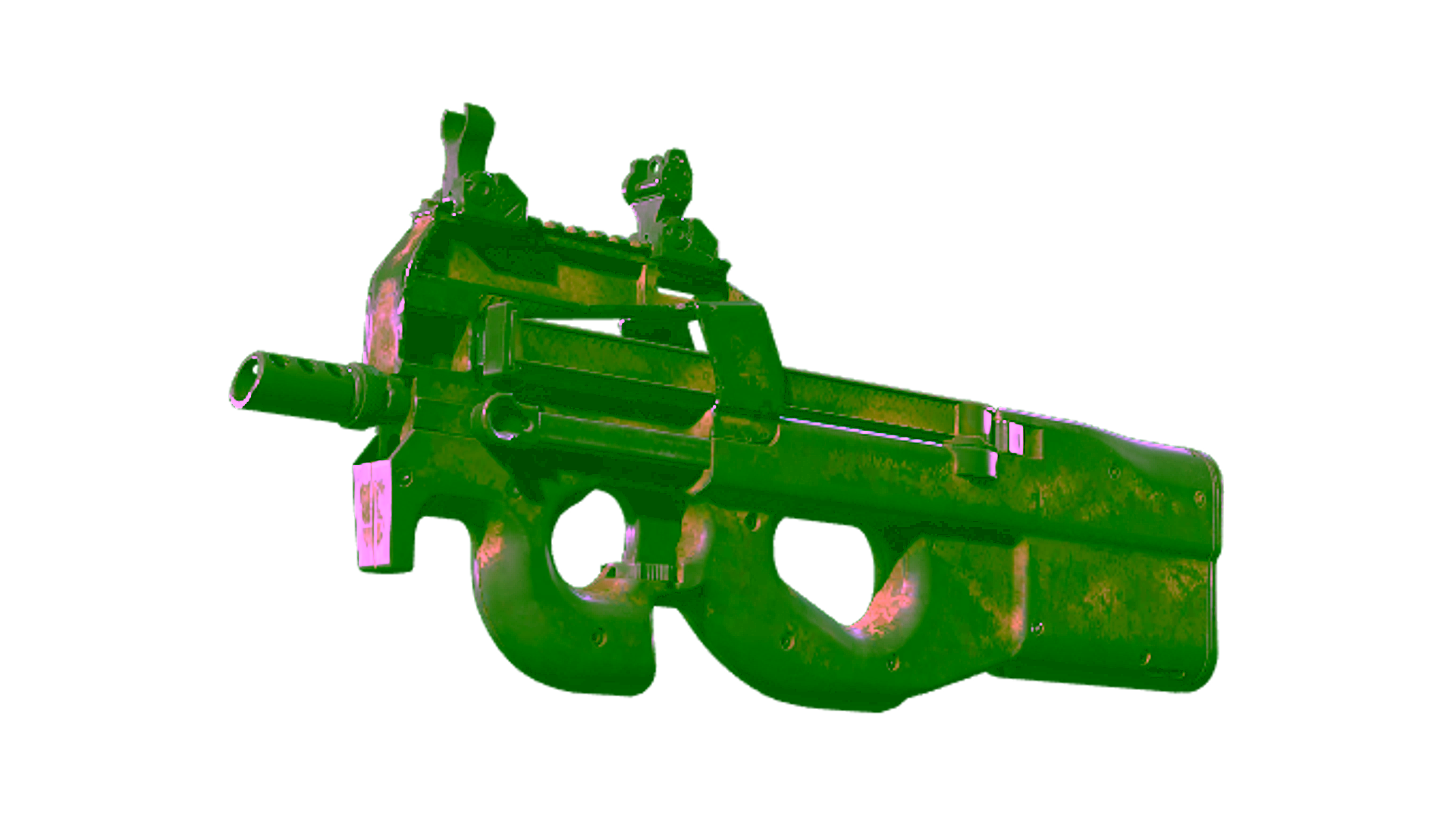 Display for Souvenir P90 | Sand Spray (Battle-Scarred)