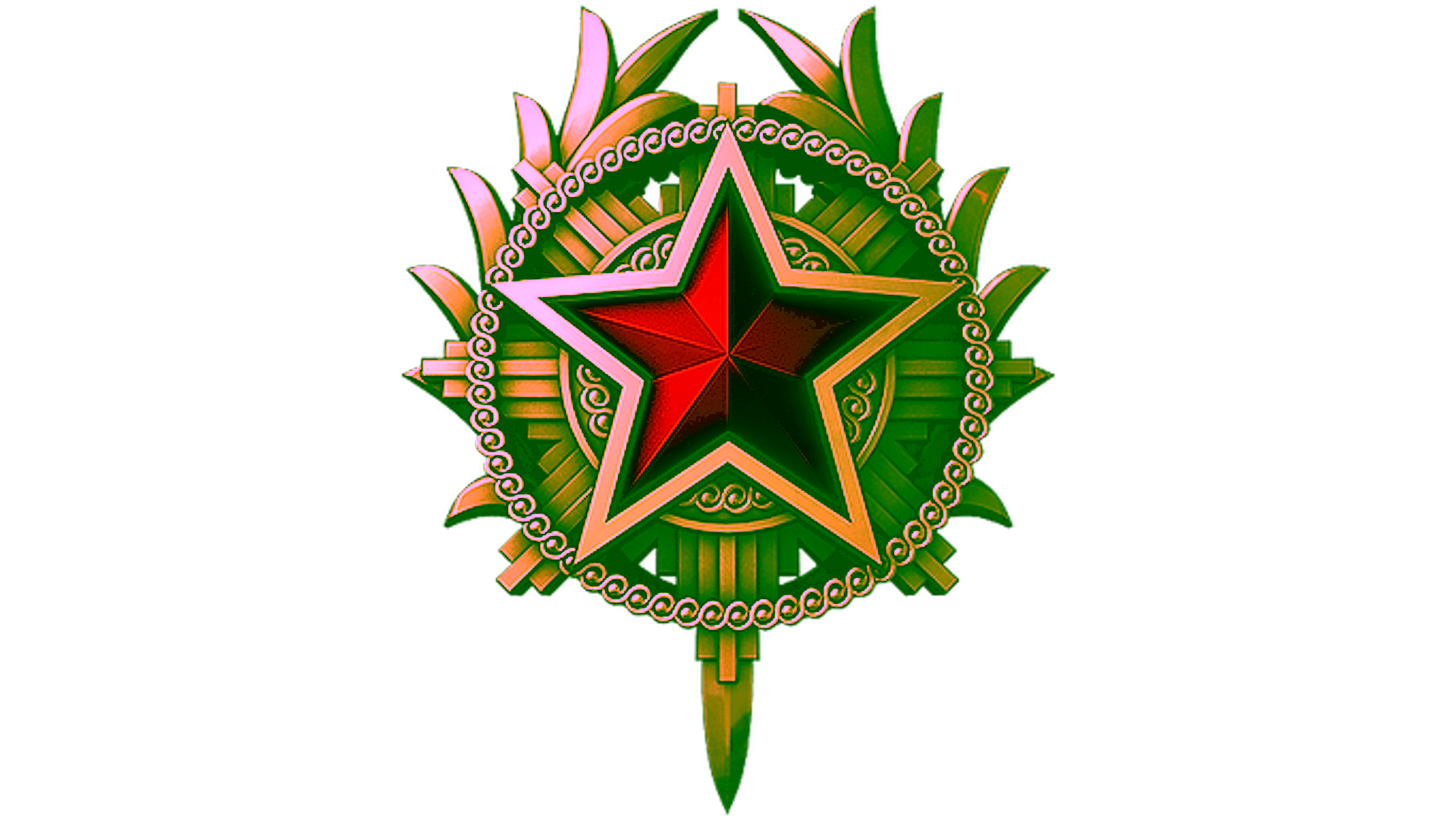 Display for 2020 Service Medal