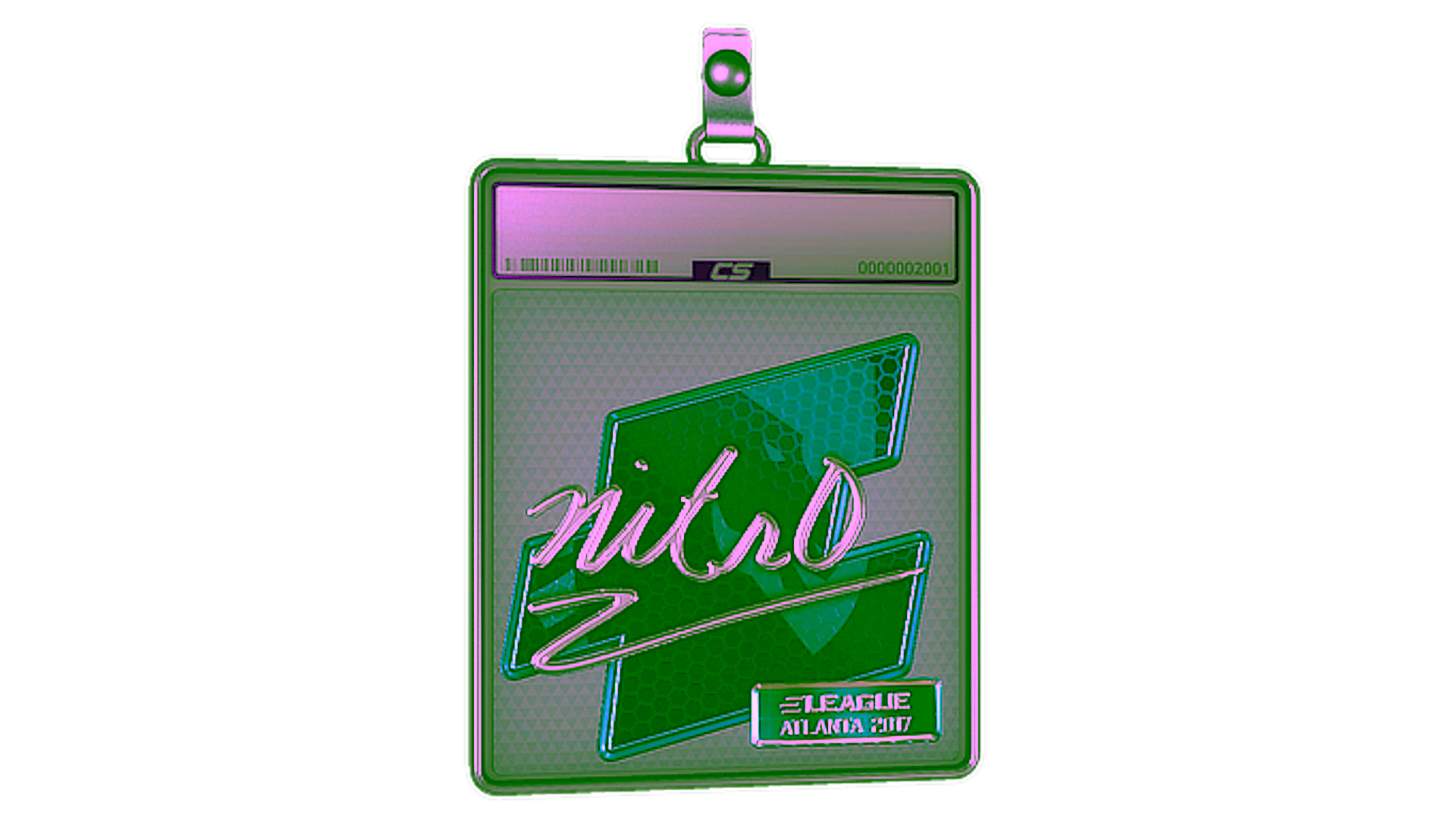 عرض لـ Sticker Slab | nitr0 (Foil) | Atlanta 2017