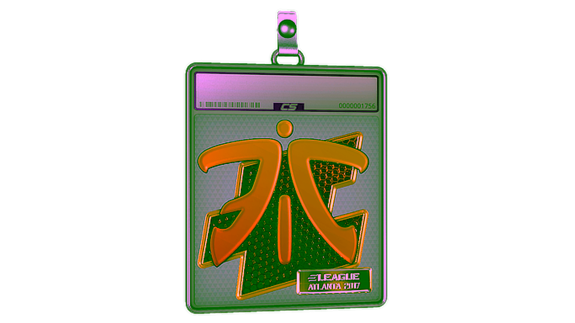 Display for Sticker Slab | Fnatic (Foil) | Atlanta 2017