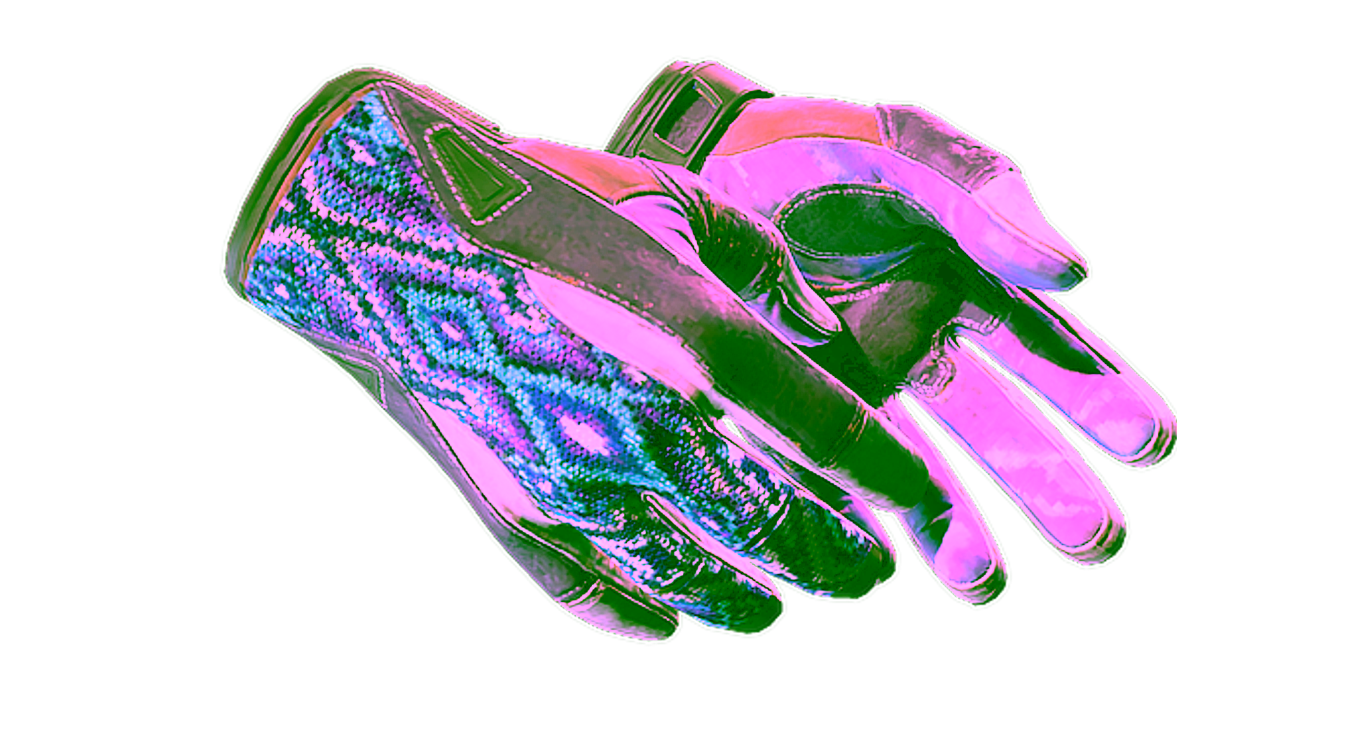 Display for ★ Sport Gloves | Violet Beadwork (Well-Worn)