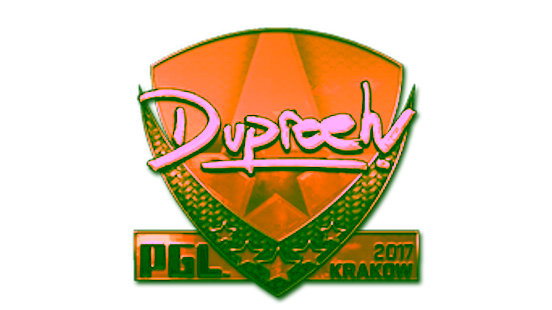 Display for Sticker | dupreeh (Gold) | Krakow 2017
