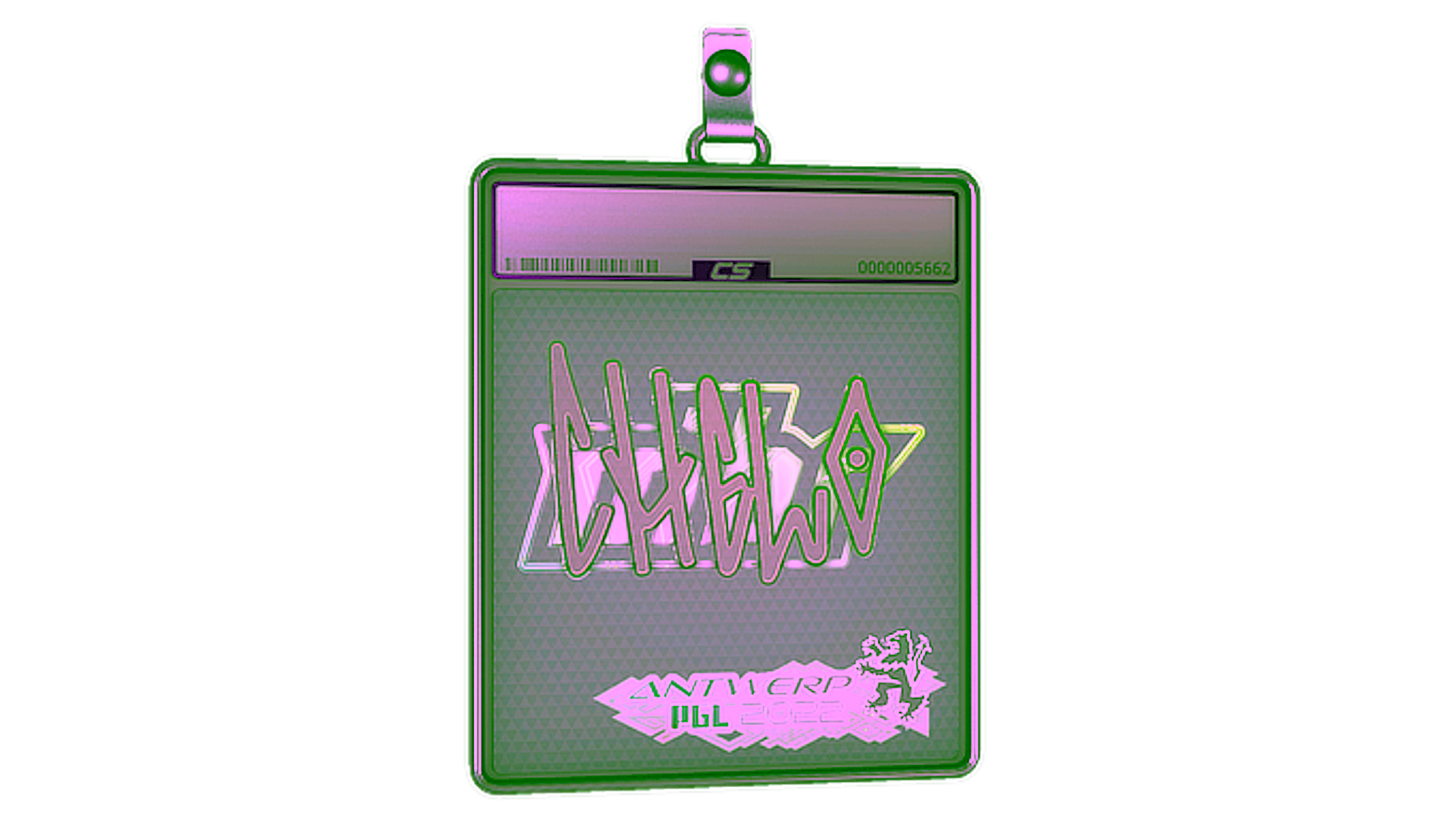 Display for Sticker Slab | chelo (Holo) | Antwerp 2022