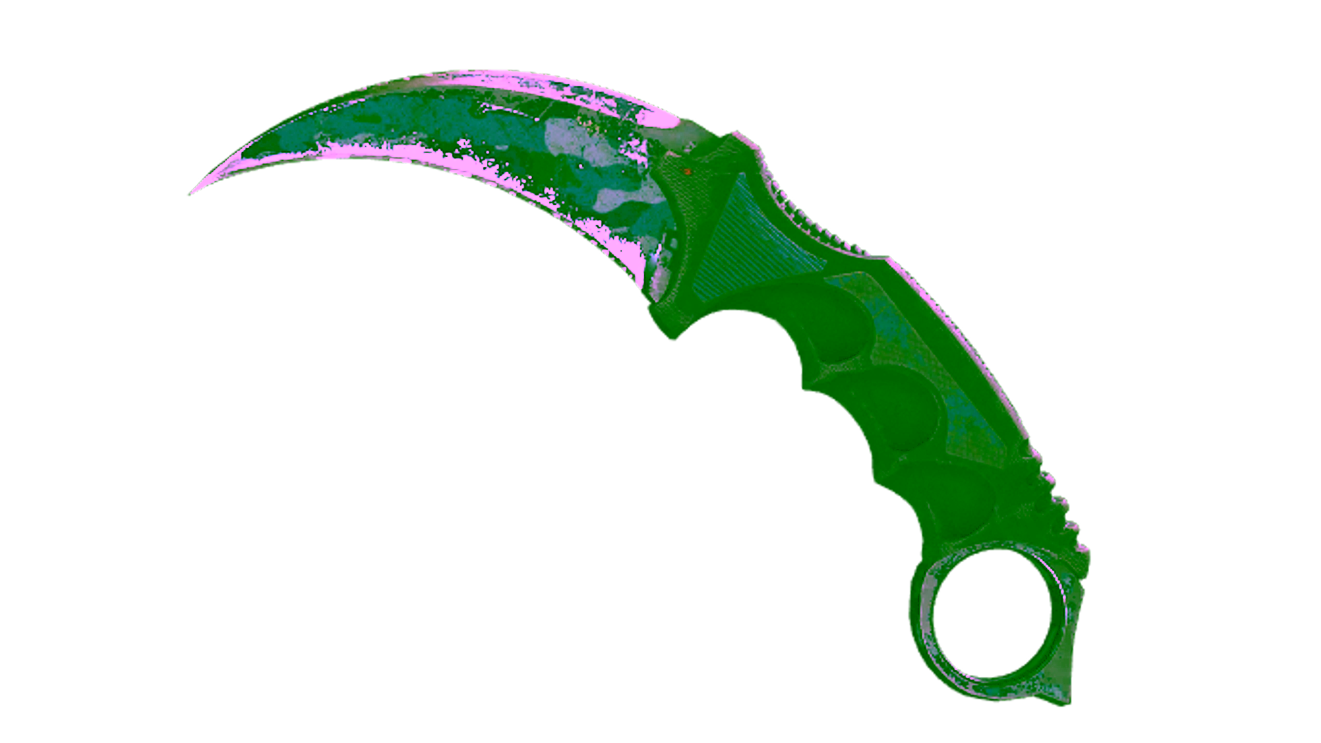 Visar för ★ Karambit | Bright Water (Battle-Scarred)