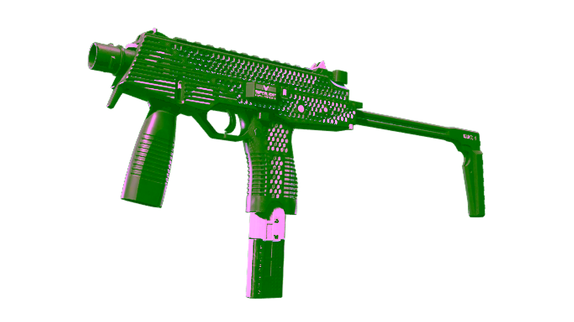 Display for StatTrak™ MP9 | Featherweight (Well-Worn)
