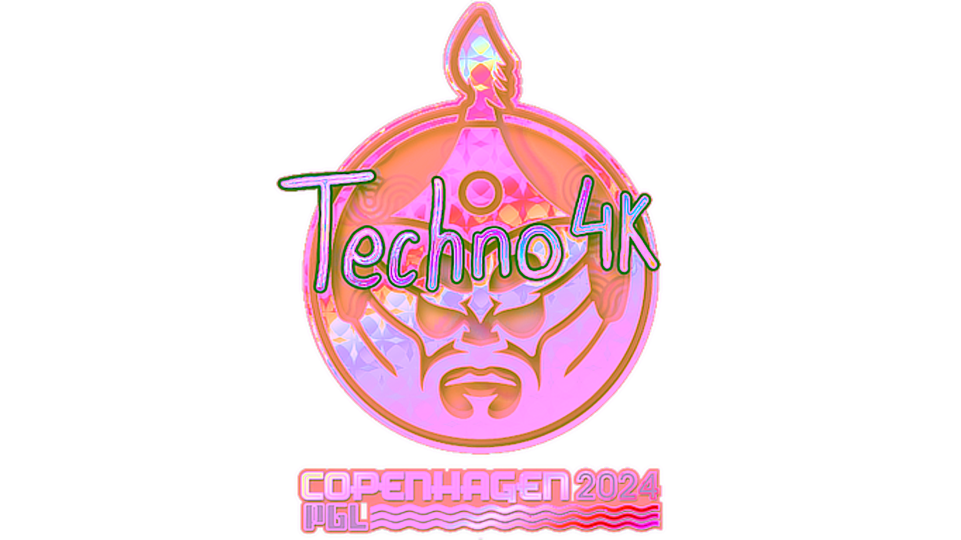 Display for Sticker | Techno4K (Holo) | Copenhagen 2024