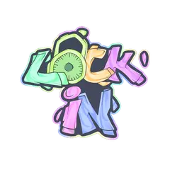 Sticker Lock In