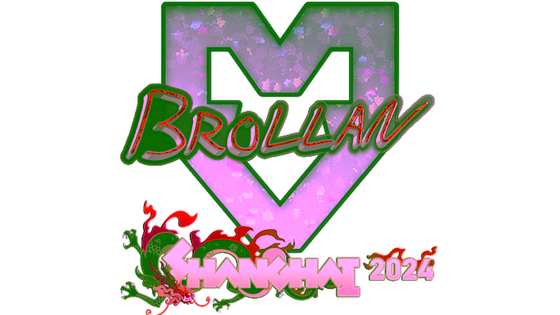 Display for Sticker | Brollan (Glitter) | Shanghai 2024