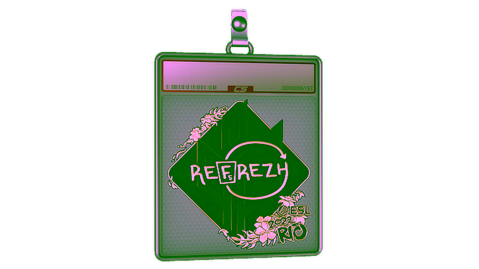 Visar för Sticker Slab | refrezh (Gold) | Rio 2022