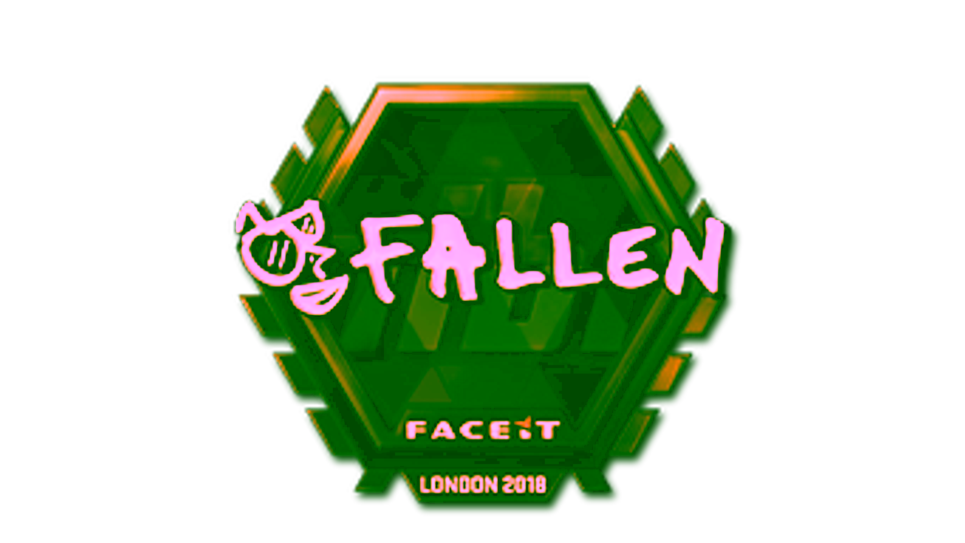Visar för Sticker | FalleN (Gold) | London 2018