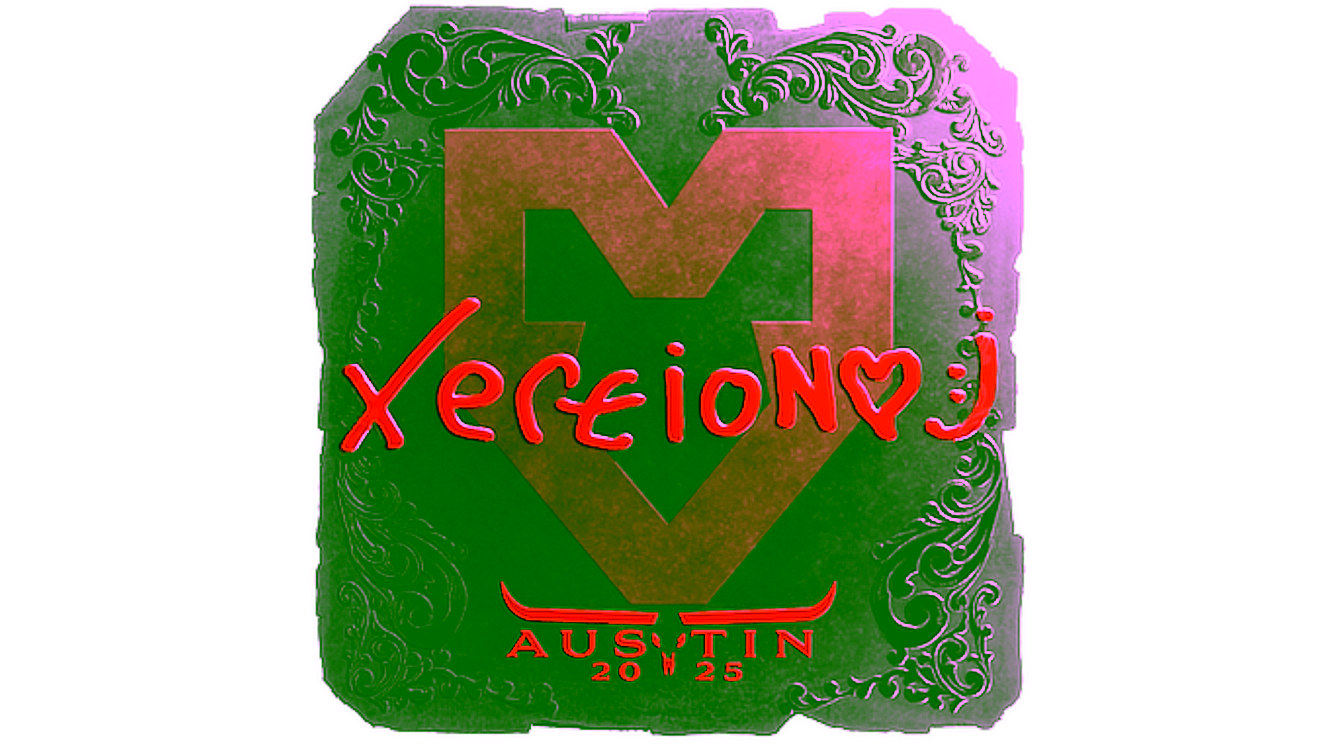 Display for Sticker | xertioN (Foil) | Austin 2025