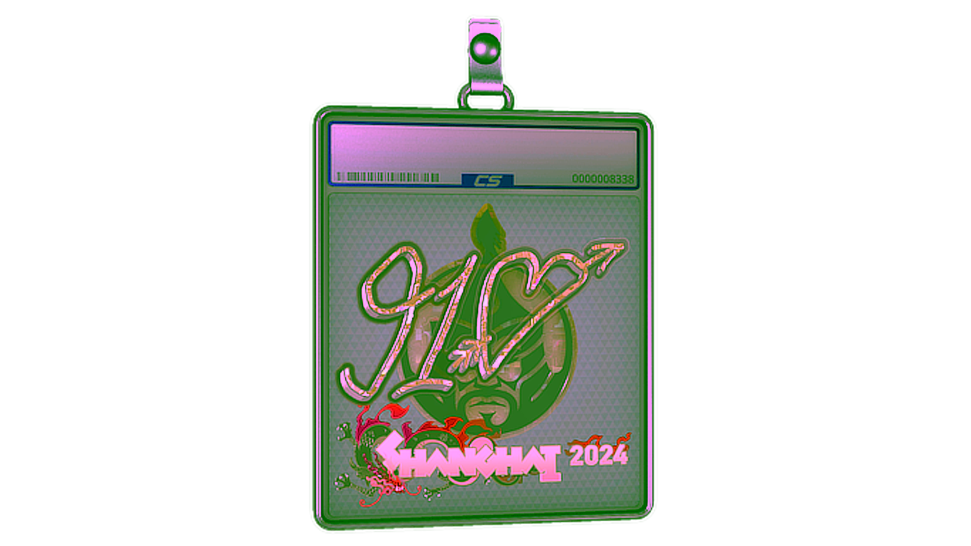 Exibição para Sticker Slab | 910 (Glitter) | Shanghai 2024