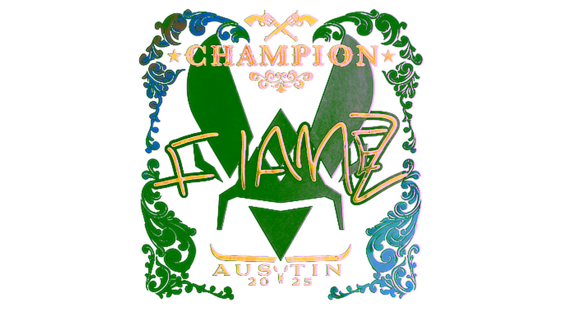 Mostrar para Sticker | FlameZ (Holo, Champion) | Austin 2025
