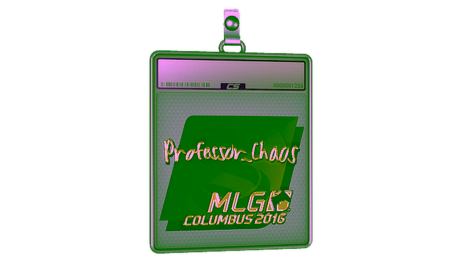 Display for Sticker Slab | Professor_Chaos (Gold) | MLG Columbus 2016