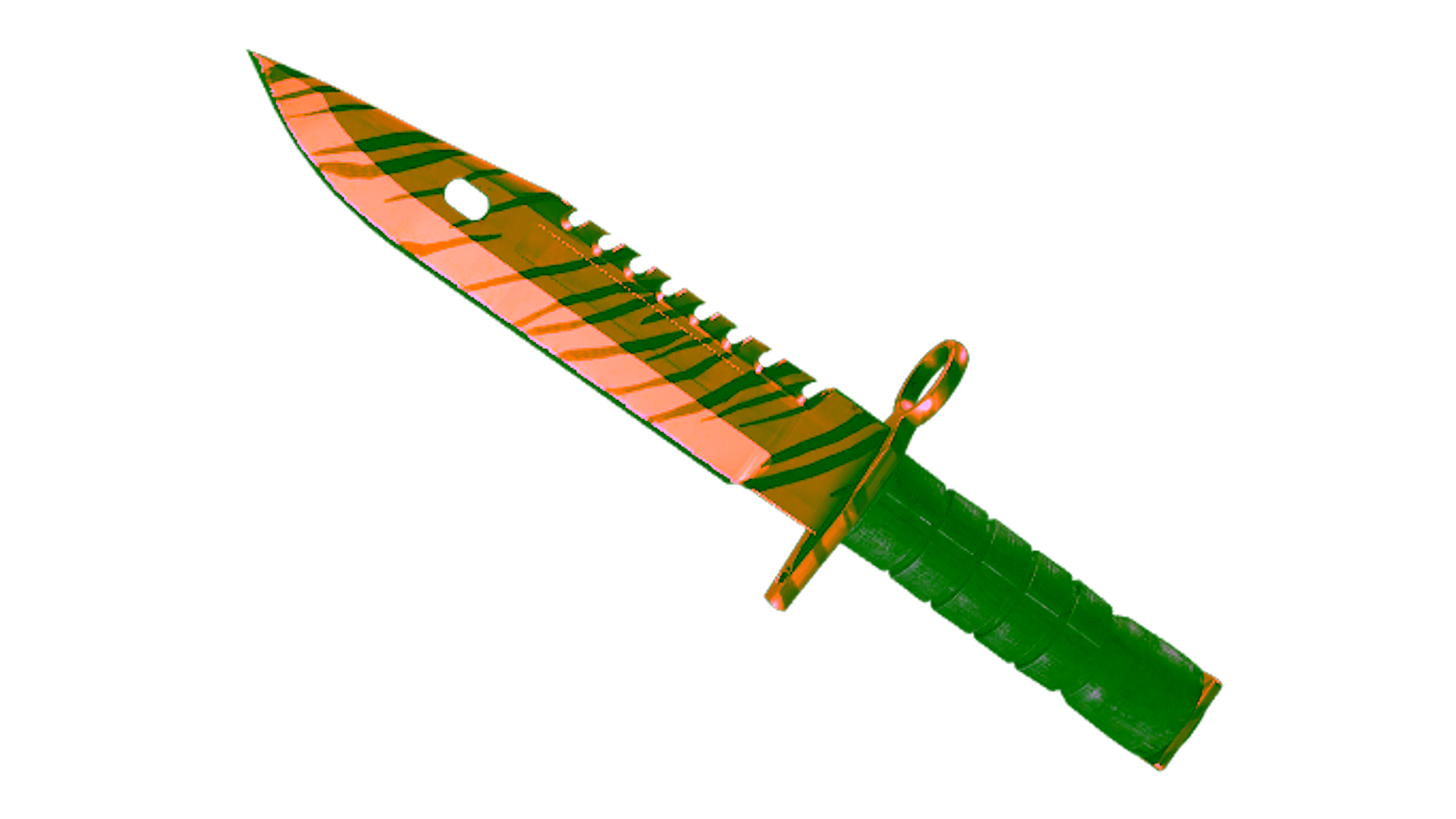 عرض لـ ★ StatTrak™ M9 Bayonet | Tiger Tooth (Minimal Wear)