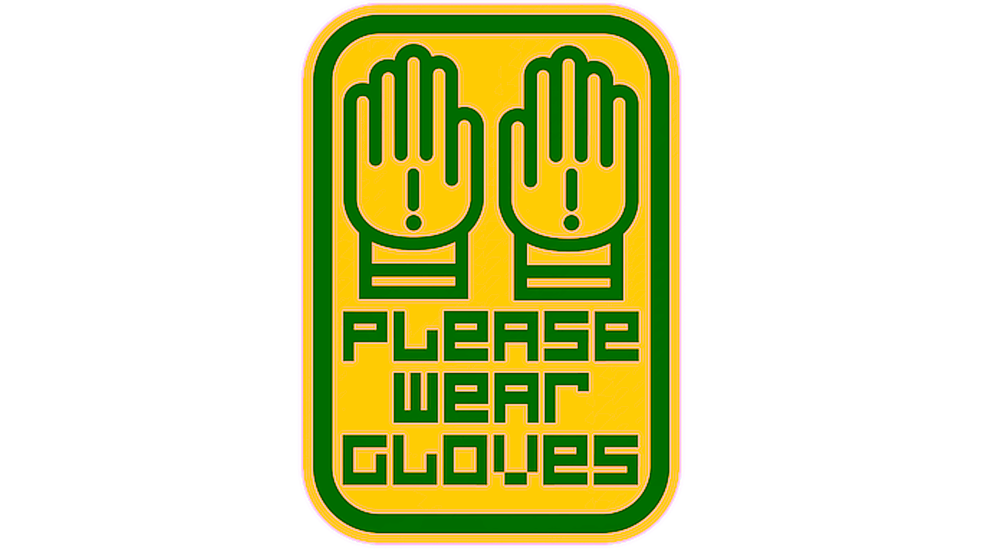 Display for Sticker | Gloves On
