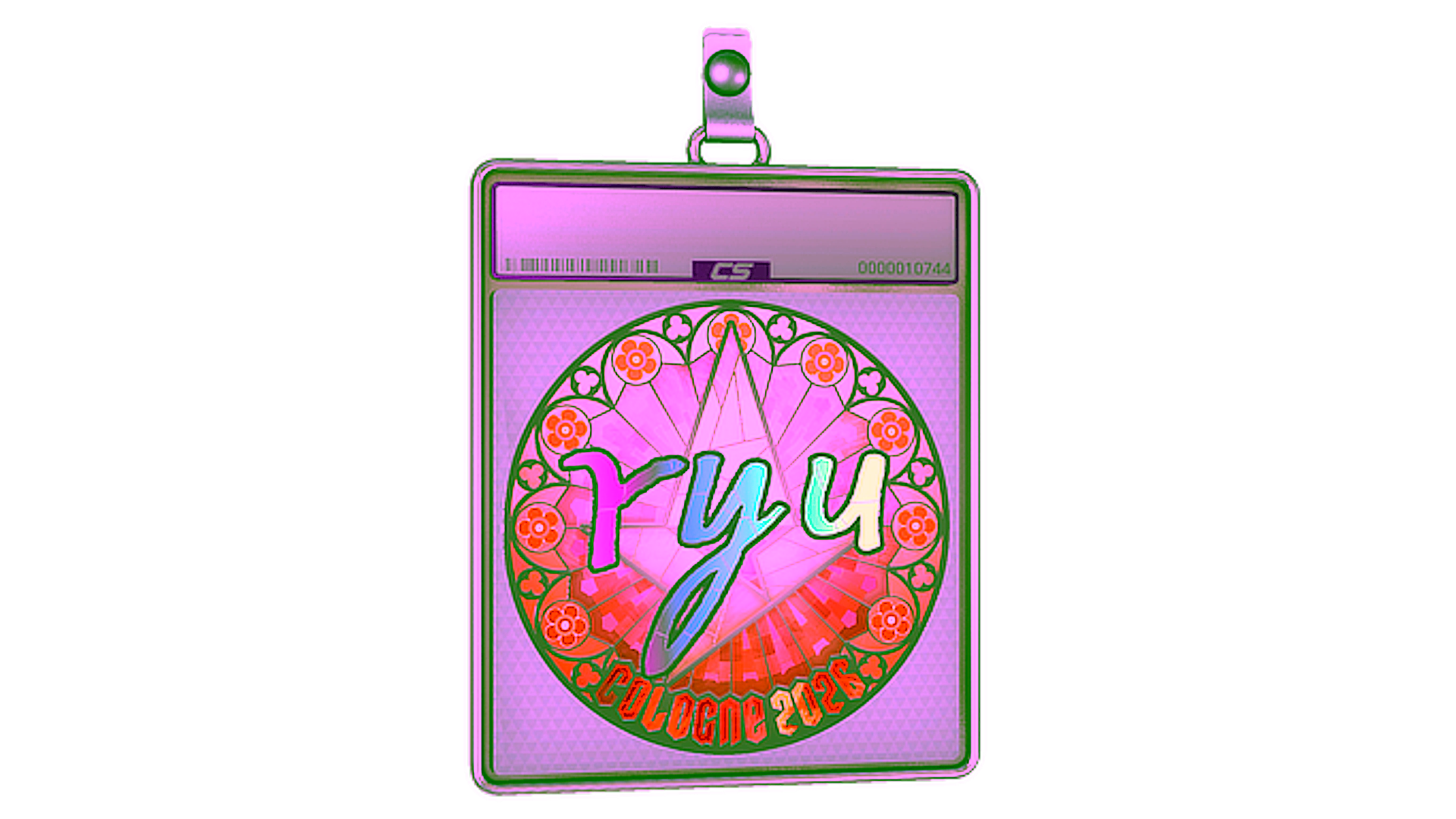 Display for Sticker Slab | ryu (Holo) | Cologne 2026