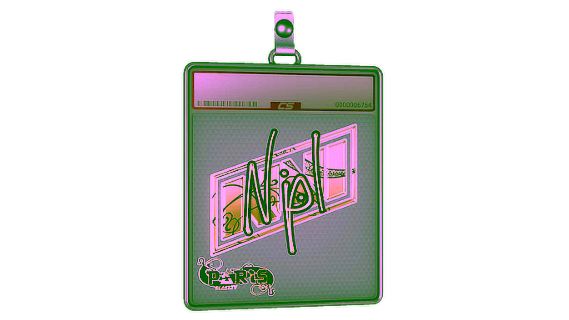 Display for Sticker Slab | npl (Gold) | Paris 2023