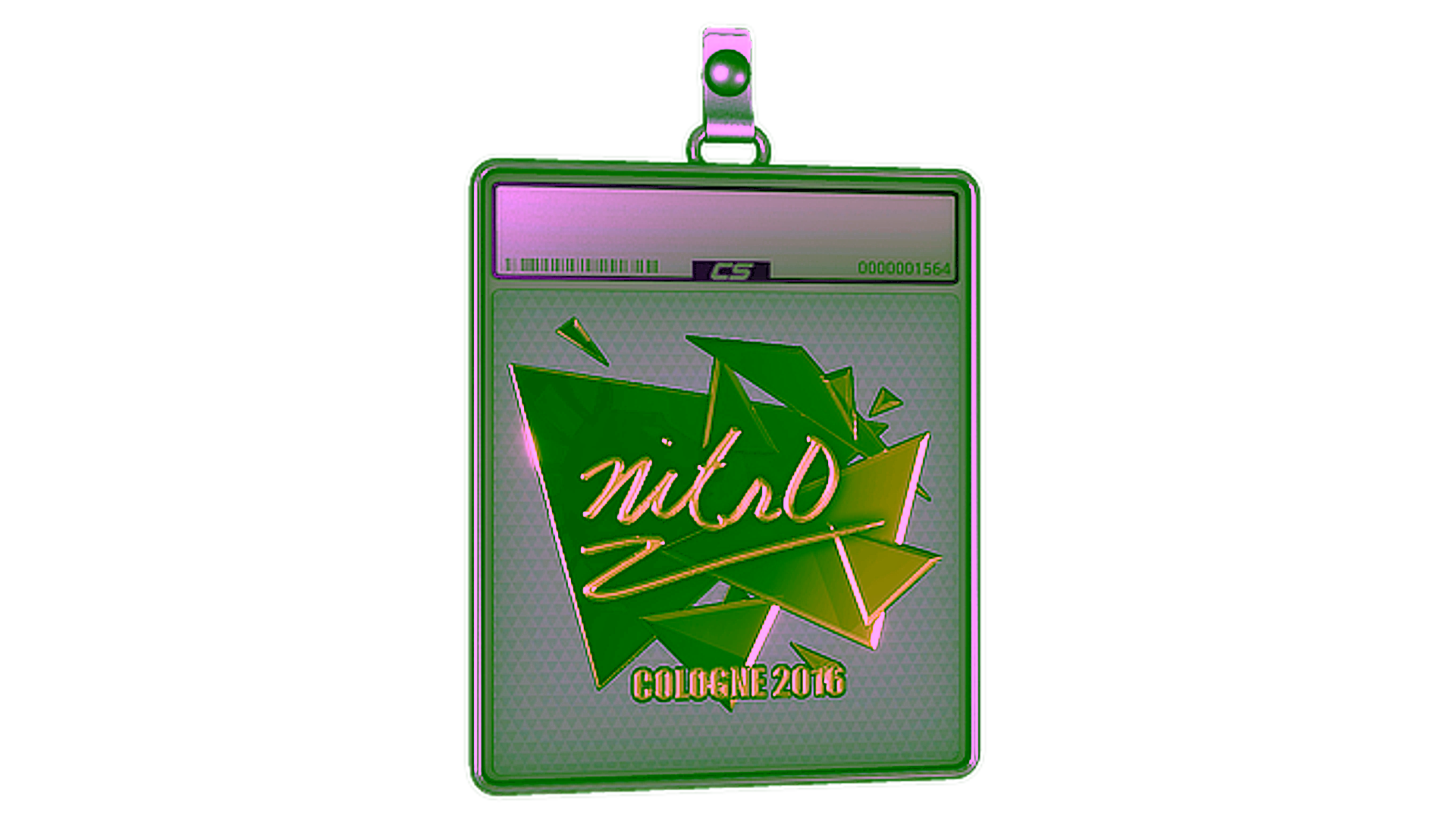 Sticker Slab | nitr0 (Gold) | Cologne 2016 için görüntü