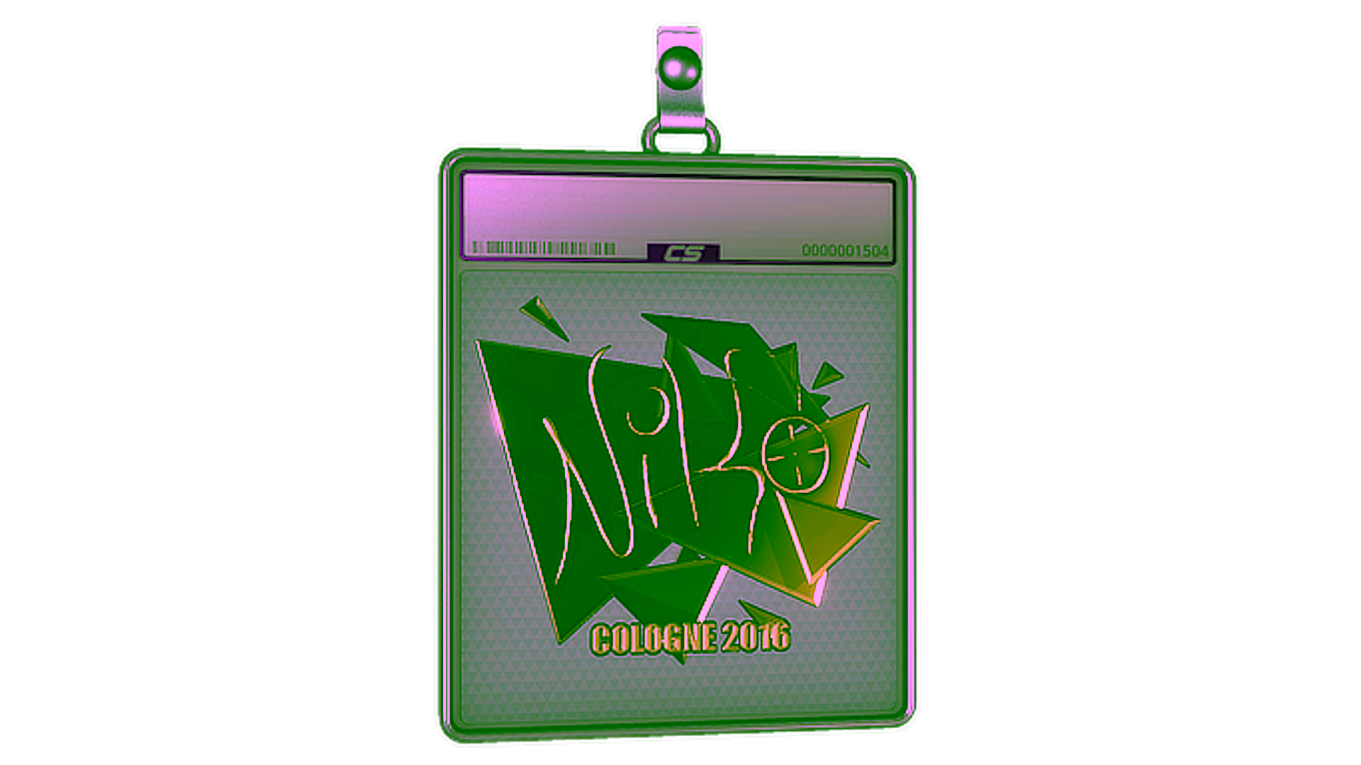 Affichage pour Sticker Slab | NiKo (Gold) | Cologne 2016