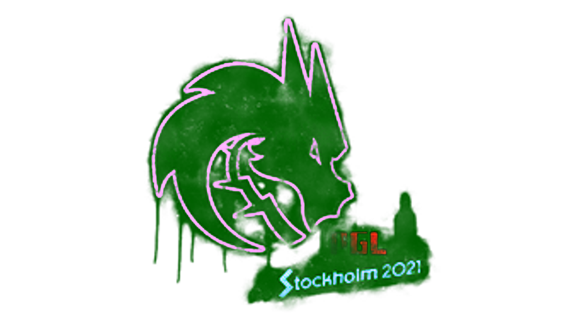 Display for Sealed Graffiti | Team Spirit | Stockholm 2021