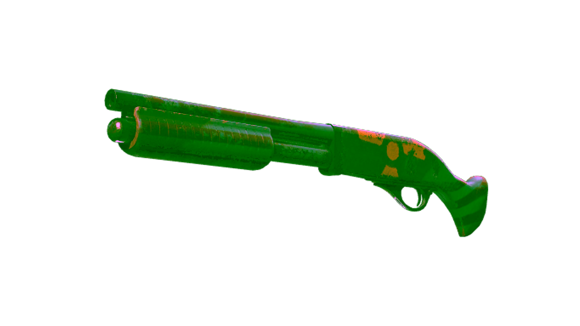 Display for Sawed-Off | Irradiated Alert (Well-Worn)