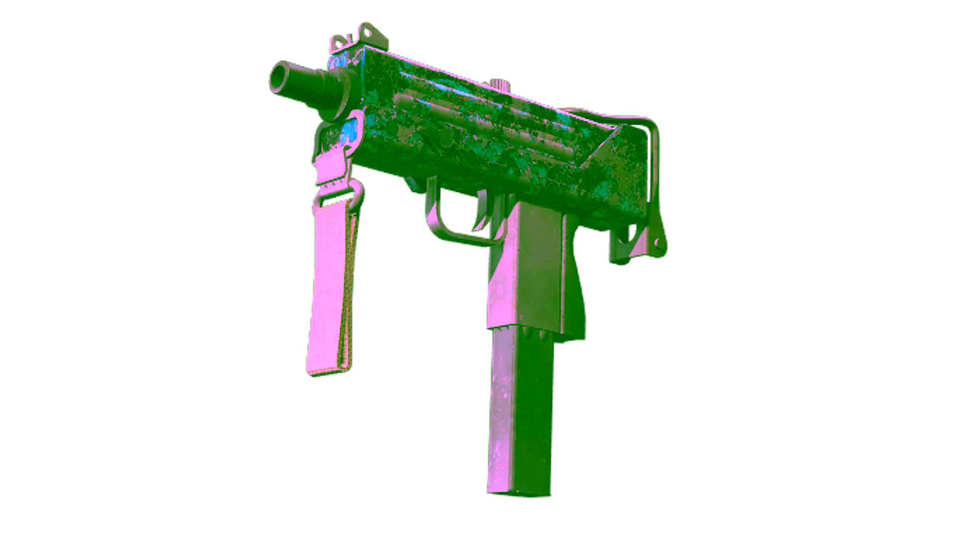 Display for MAC-10 | Oceanic (Battle-Scarred)