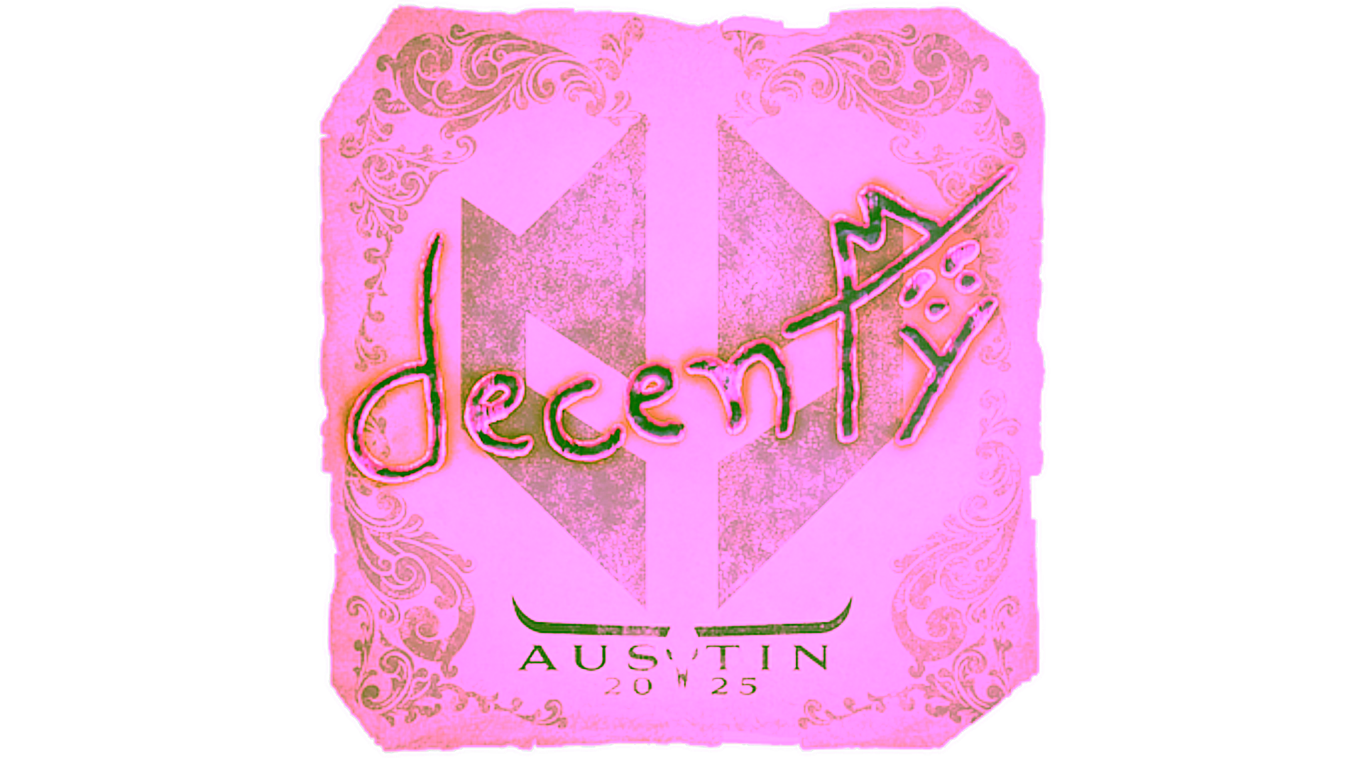 Display for Sticker | decenty | Austin 2025