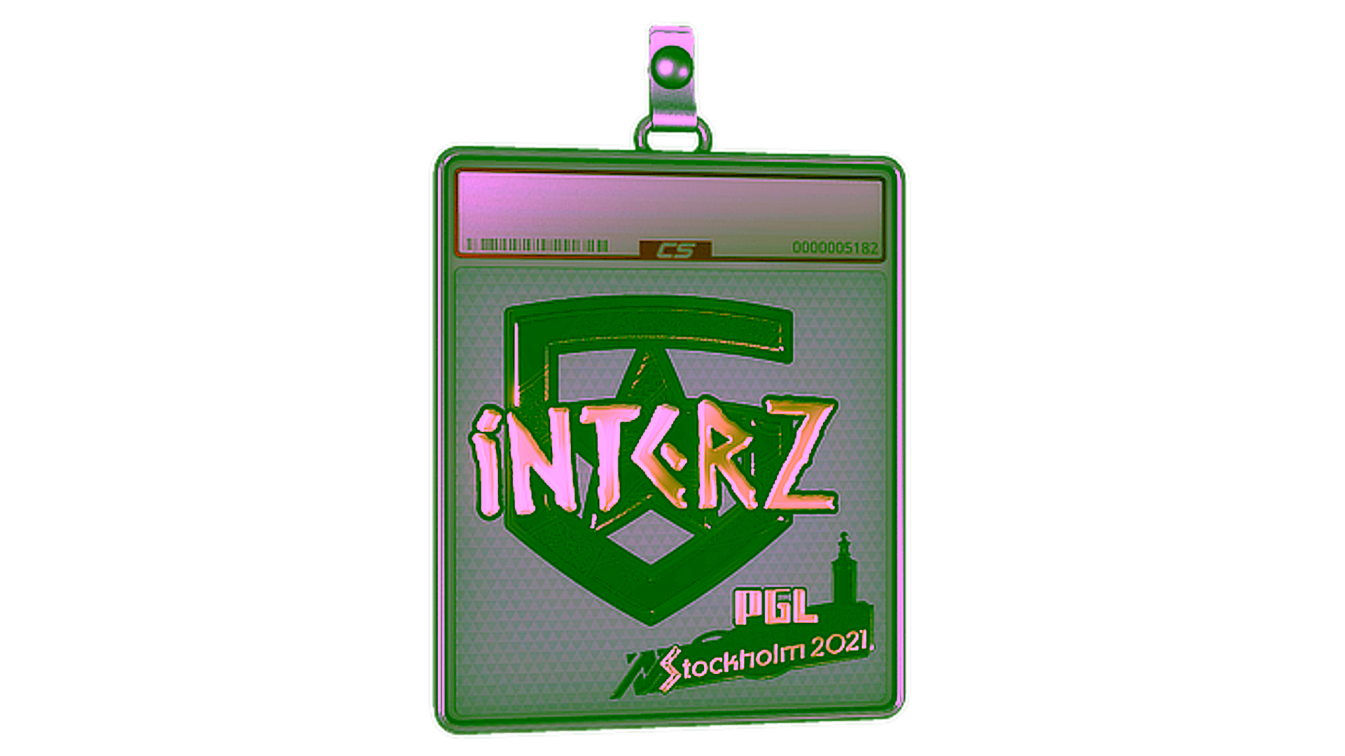 Display for Sticker Slab | interz (Gold) | Stockholm 2021