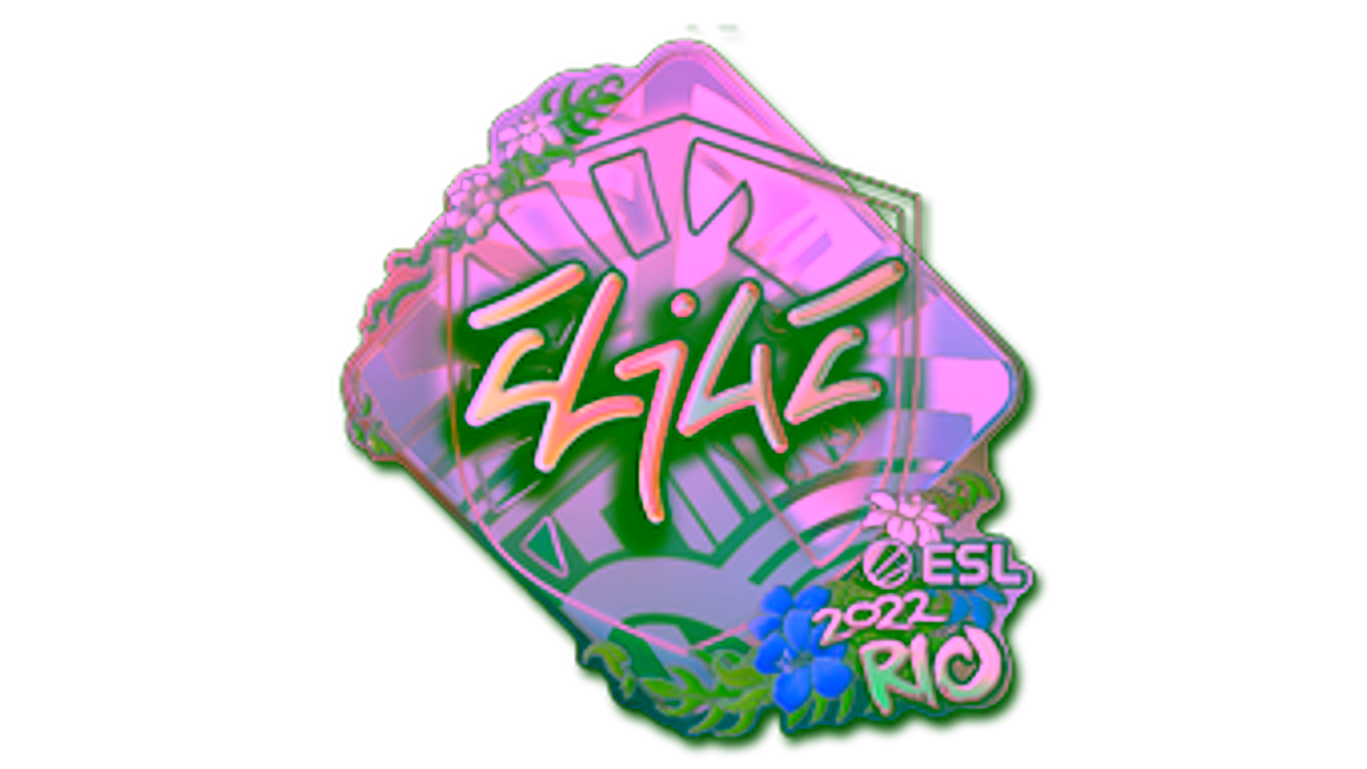 Sticker | EliGE (Holo) | Rio 2022 için görüntü