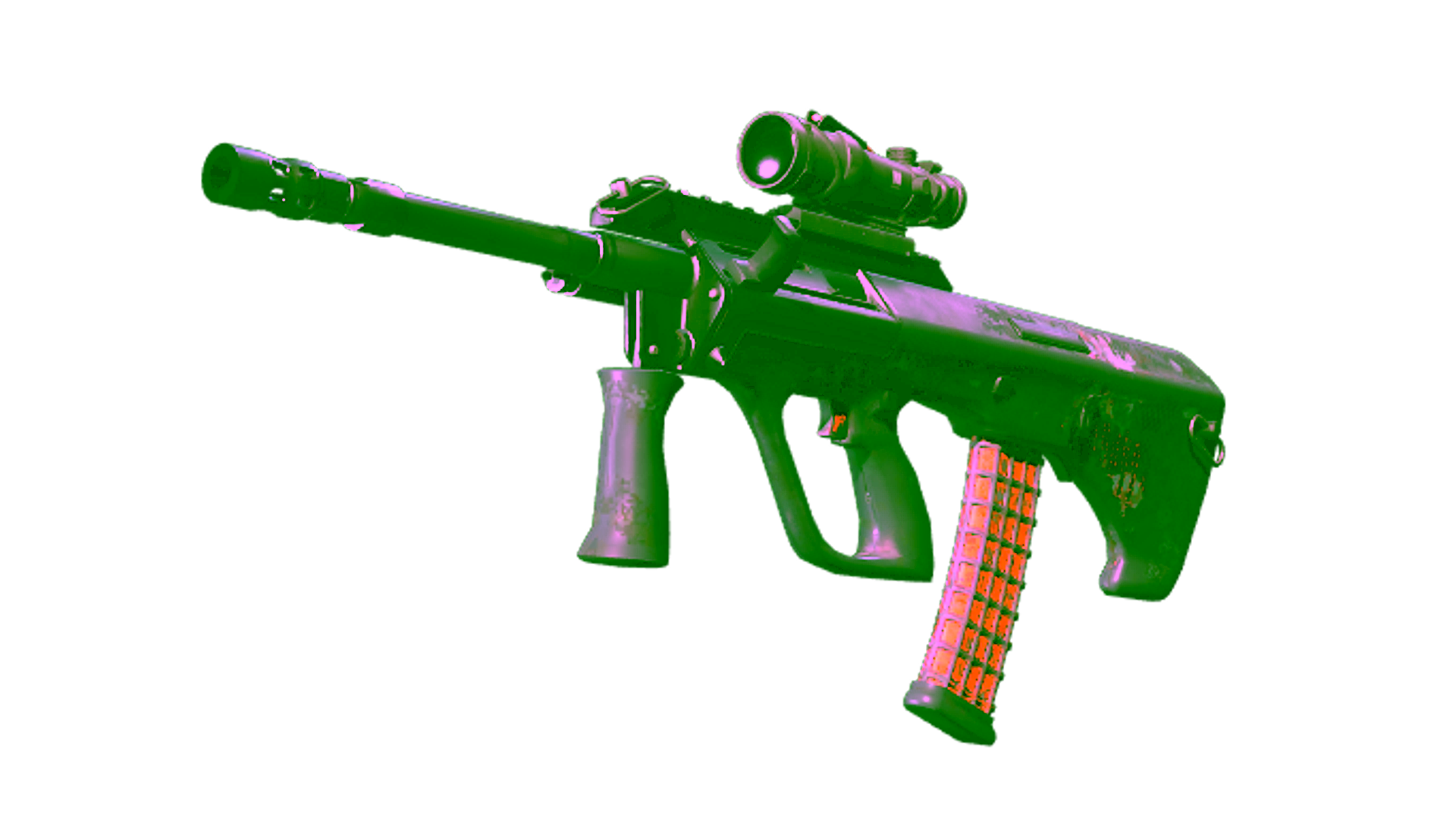 Mostrar para StatTrak™ AUG | Amber Slipstream (Battle-Scarred)