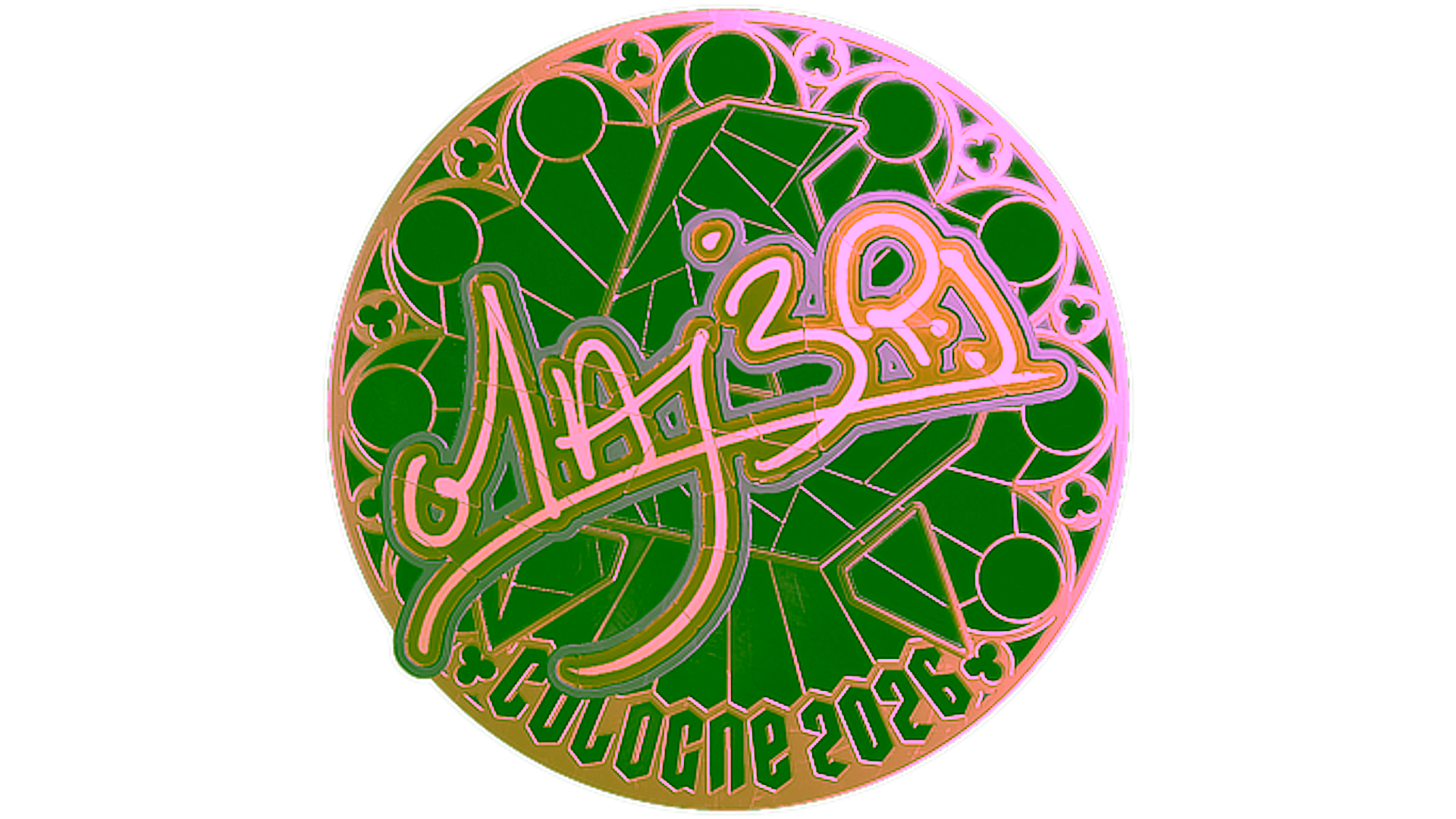 Display for Sticker | MAJ3R (Gold) | Cologne 2026