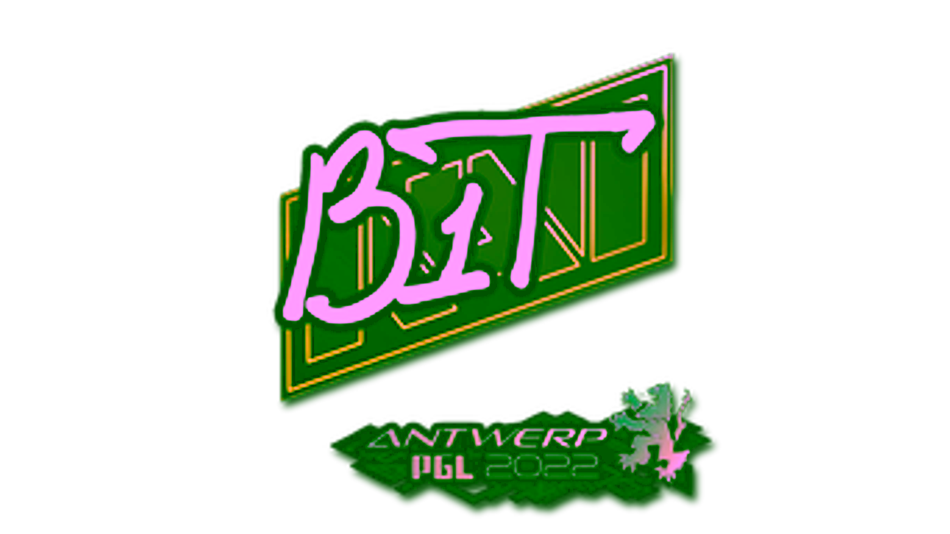 Display for Sticker | b1t | Antwerp 2022
