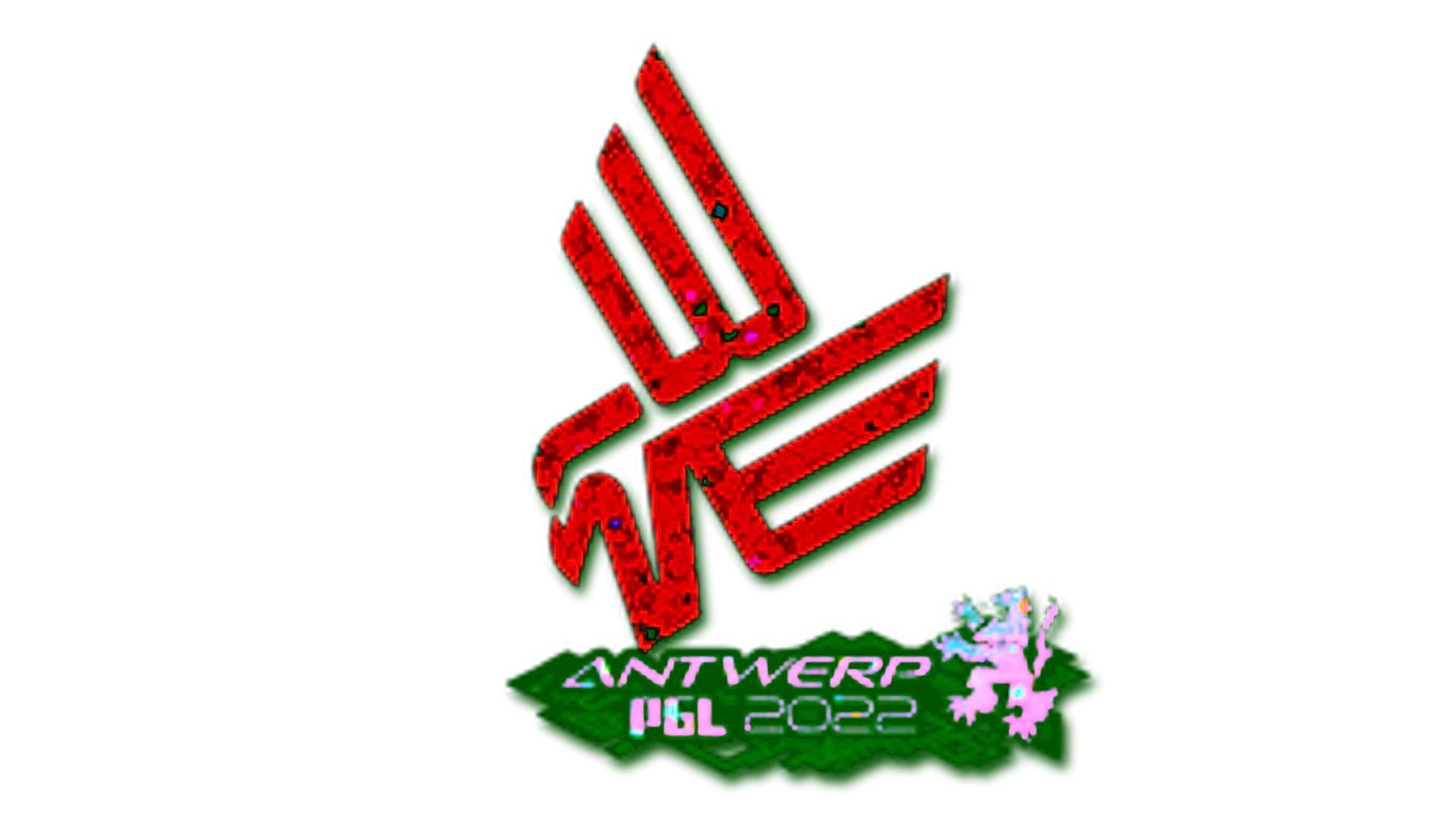 Display for Sticker | Bad News Eagles (Glitter) | Antwerp 2022