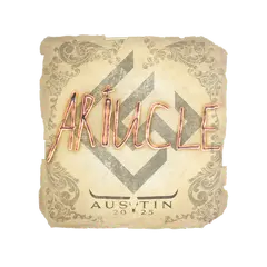 Sticker Ariucle Austin 2025