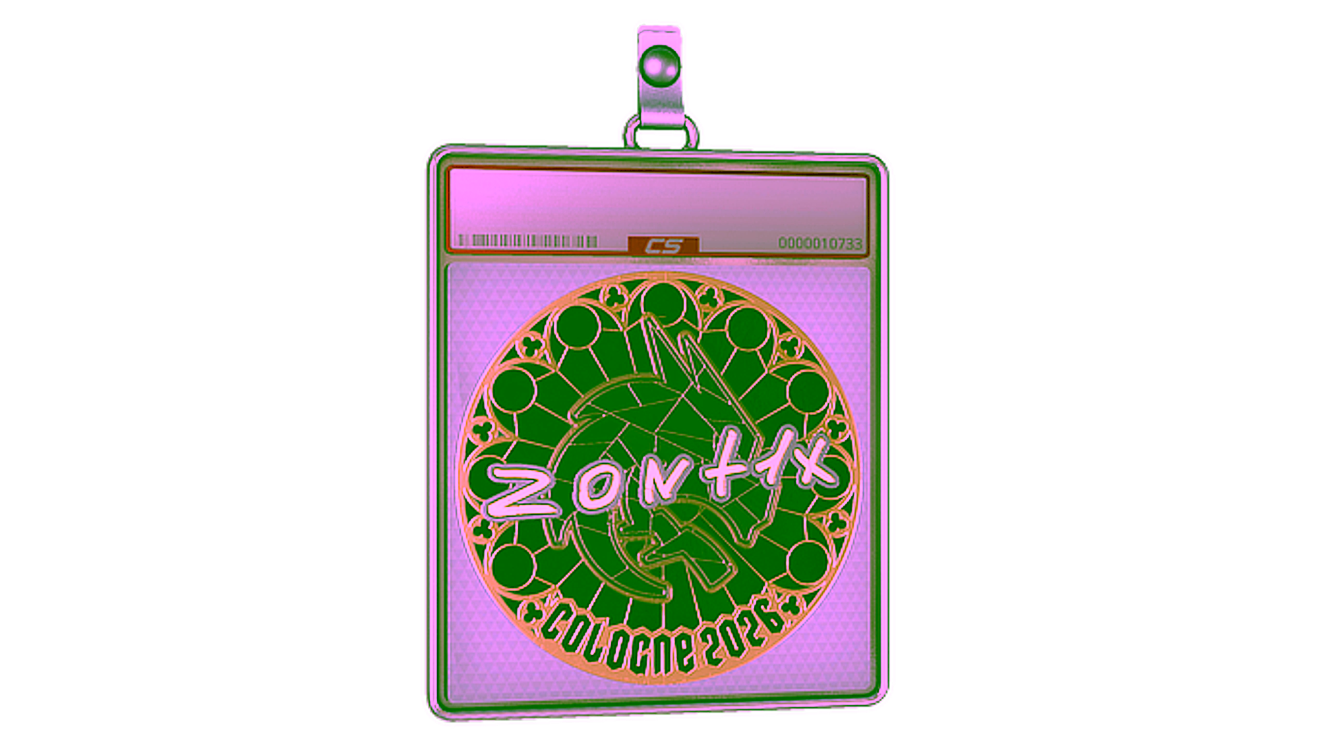 Display for Sticker Slab | zont1x (Gold) | Cologne 2026