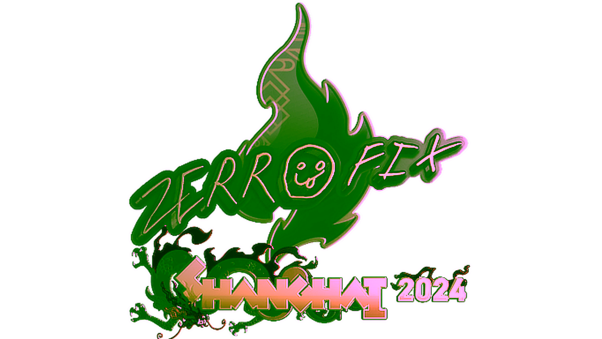 Display for Sticker | zeRRoFIX (Gold) | Shanghai 2024