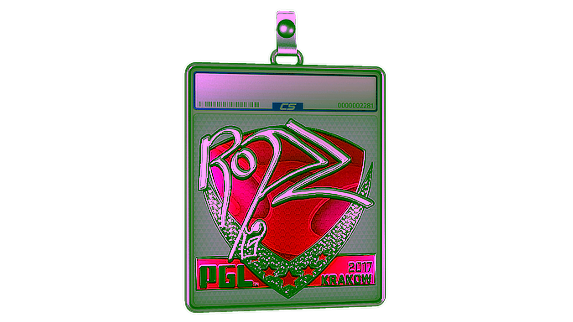 Display for Sticker Slab | ropz (Foil) | Krakow 2017