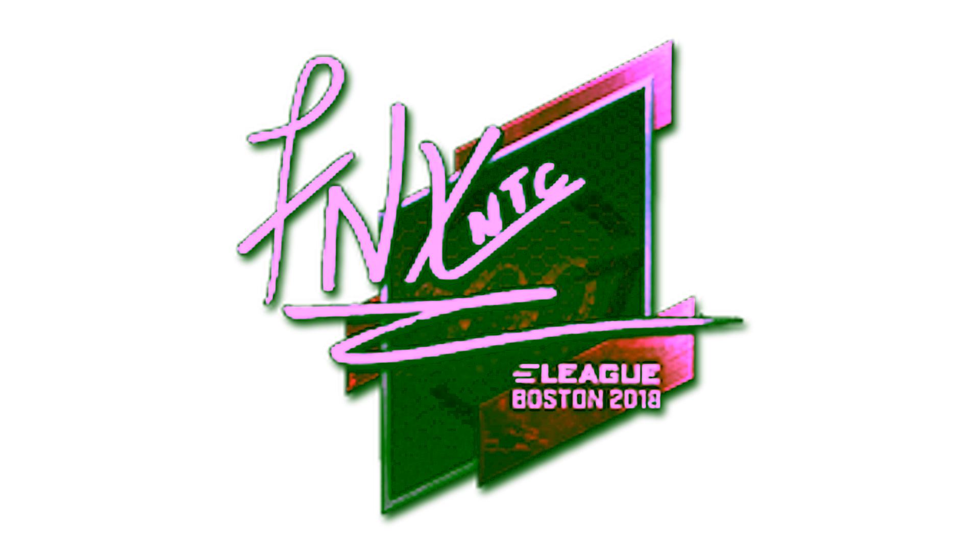 Display for Sticker | fnx (Foil) | Boston 2018