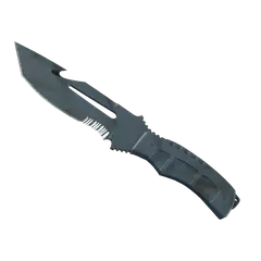 ★ Survival Knife | Night Stripe (Well-Worn)