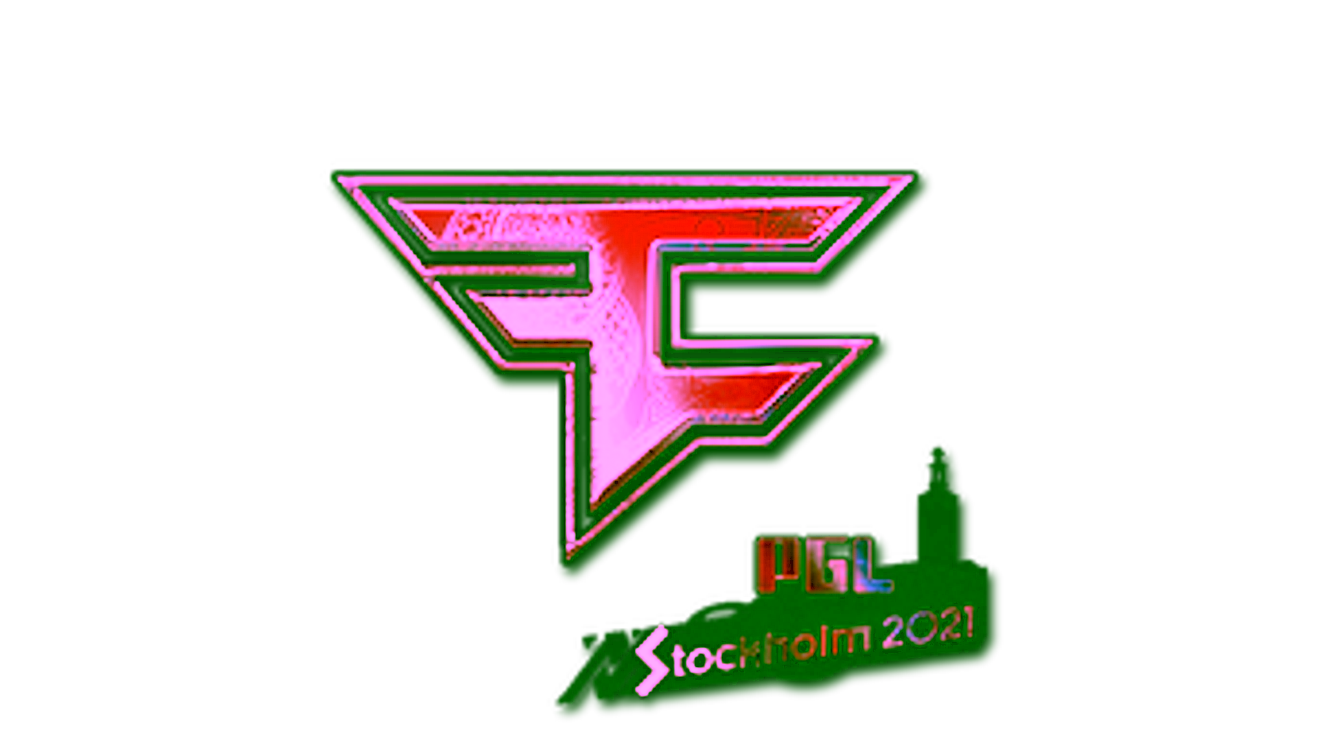 Display for Sticker | FaZe Clan (Holo) | Stockholm 2021